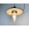 Industriální smaltovaná lampa