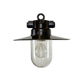 Industriální smaltovaná lampa
