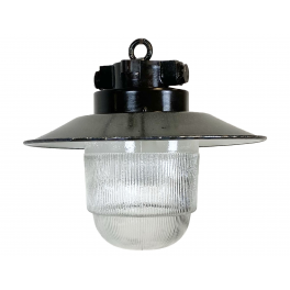 Industriální smaltovaná lampa