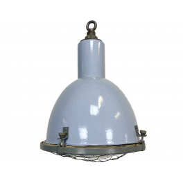 Industriální smaltovaná lampa 1950 Bauhaus