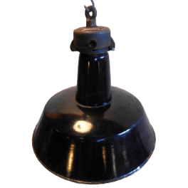Industriální smaltovaná lampa