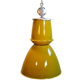 Industriální smaltovaná lampa