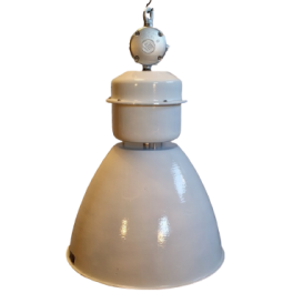 Industriální smaltovaná lampa
