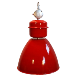 Industriální smaltovaná lampa