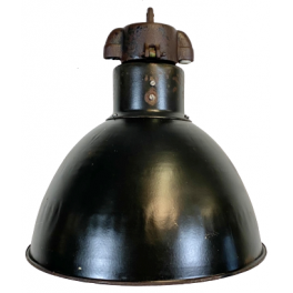 Industriální smaltovaná lampa 1950