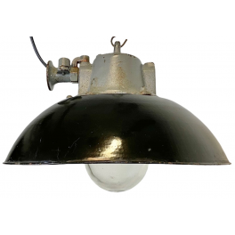 Industriální smaltovaná lampa