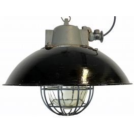 Industriální smaltovaná lampa