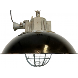 Industriální smaltovaná lampa