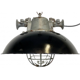 Industriální smaltovaná lampa
