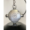 Industriální smaltovaná lampa šedá