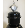 Industriální smaltovaná lampa šedá