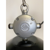Industriální smaltovaná lampa šedá