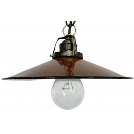 Industriální smaltovaná lampa