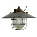 Industriální smaltovaná lampa