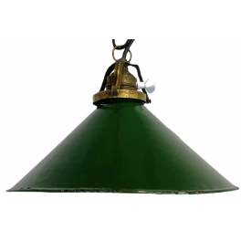 Industriální smaltovaná lampa