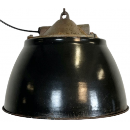 Industriální smaltovaná lampa