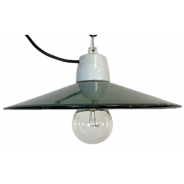Industriální smaltovaná lampa