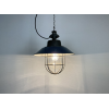 Industriální smaltovaná lampa