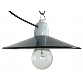 Industriální smaltovaná lampa