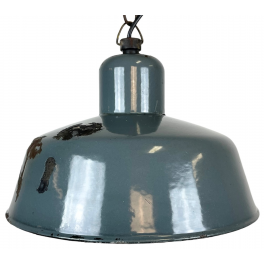 Industriální smaltovaná lampa