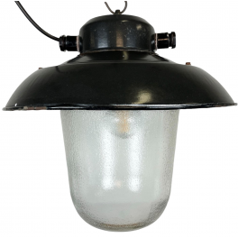 Industriální smaltovaná lampa