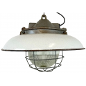 Industriální smaltovaná lampa