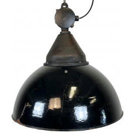 Industriální smaltovaná lampa