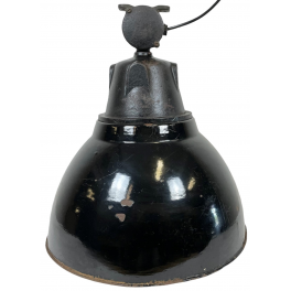 Industriální smaltovaná lampa