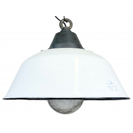 Industriální smaltovaná lampa