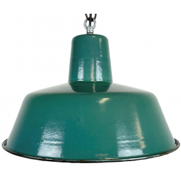 Industriální smaltovaná lampa