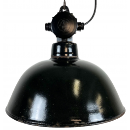 Industriální smaltovaná lampa