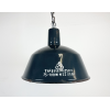 Industriální smaltovaná lampa