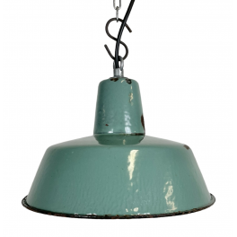 Industriální smaltovaná lampa