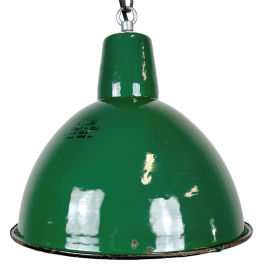 Industriální smaltovaná lampa