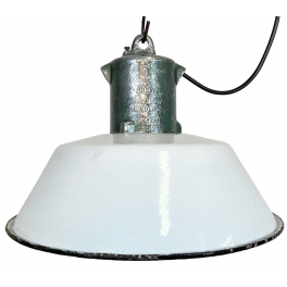 Industriální smaltovaná lampa