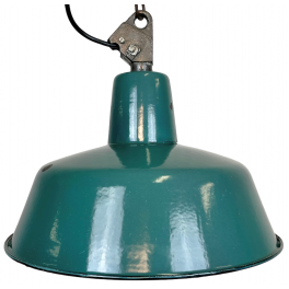 Industriální smaltovaná lampa