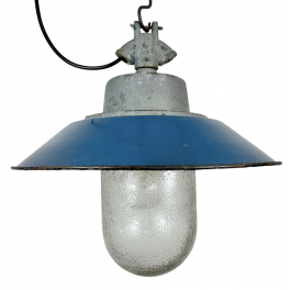 Industriální smaltovaná lampa