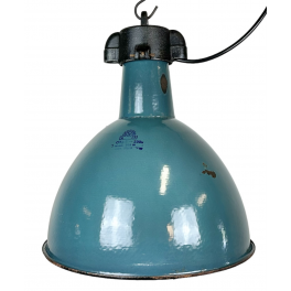 Industriální smaltovaná lampa