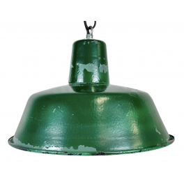 Industriální smaltovaná lampa