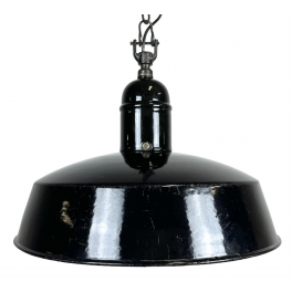 Industriální smaltovaná lampa
