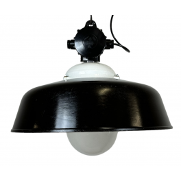 Industriální smaltovaná lampa