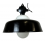 Industriální smaltovaná lampa