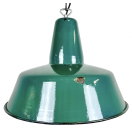 Industriální smaltovaná lampa