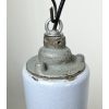 Industriální smaltovaná lampa 1950 Bauhaus