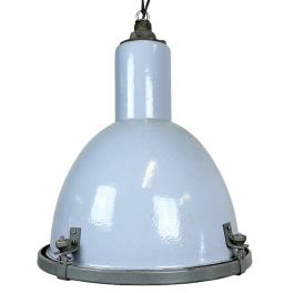 Industriální smaltovaná lampa 1950 Bauhaus