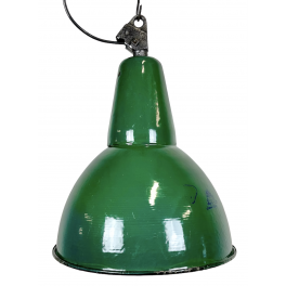 Industriální smaltovaná lampa