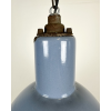 Industriální smaltovaná lampa 1950 Bauhaus