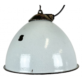 Industriální smaltovaná lampa