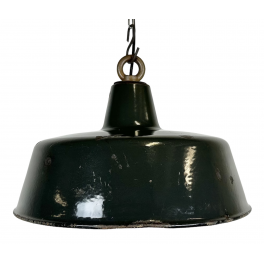 Industriální smaltovaná lampa