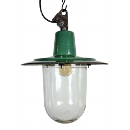 Industriální smaltovaná lampa